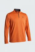 Under Armour Heat Gear Loose Tech 1/4 Zip Pullover T-Shirt L/Orange Sz L Sku 6847