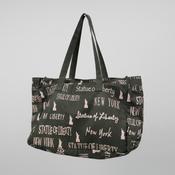Vintage y2k Black graffiti rolling duffle bag