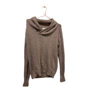Vintage y2k Chunky Cable Cow Neck cream jumper