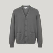 Vintage y2k mens wool green regular fit v-neck Mark &amp; Spencer cardigan