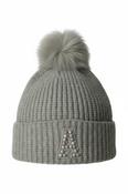 Grey Rib-Knit Beanie SKU 7301 image