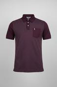 Vintage Penguin polka dot burgundy Polos for Men SLIM fits in M|L27 W18|SKU 5525 image