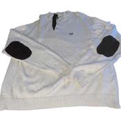 Vintage men Chap Mock neck 1/4 button knitted sweatshirt in L| L30 W23|SKU 5547 image