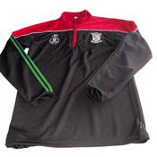 Vintage men balon sportwear Carlton Hotel dublin airport 1/4 zip black colourblock sweatshirt in L|L30 W20| SKU 5555 image