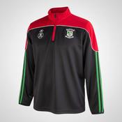 Vintage men balon sportwear Carlton Hotel dublin airport 1/4 zip black colourblock sweatshirt in L|L30 W20| SKU 5555 image
