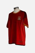 Vintage Spain 2002 World Cup red and yellow football shirt football raul no 10 size xl 
SKU 7084