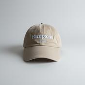 Vintage men 90's Hampton crest cream baseball cap|SKU 5651 image