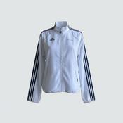 Vintage men Adidas Climalite Essink sport centrum white full zip track top in L|L32 W24| SKU 5668 image