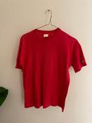 Vintage red united color of benetton tshirt size L image