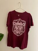 Vintage Hanes wine Graphics tshirt size M image