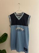 Vintage new york athletics basketball light blue vest size S image