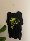 Vintage NFL Atlanta falcon black tshirt size L image