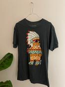 Vintage riot society grey graphics tshirt size m image