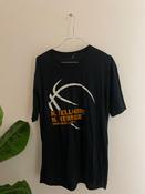 Vintage black mens graphics tshirt size M image