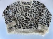 Vintage Women's animal print crew neck multi sweater in S|L 24 W20|SKU 4397 image