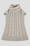 Vintage women's Dunnes store cream knitted  high neck sweater in M|L24W20| SKU 4398 image