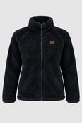 Vintage women's Buffalo black faux fur fleece jacket in L|L29 W21| SKU 4416 image