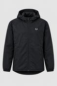 Vintage Fred Perry black hoodie windbreaker jacket in XL|L31 W25| SKU 4419 image