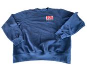 Vintage Hakro RS print Navy blue sweatshirt in S|L26 W21| SKU 4422