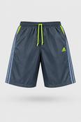 Vintage Adidas Men's Grey 3-stripe training short in 2XL|L8 W36|SKU 4426 image