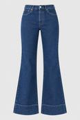 Vintage women's blue denim trouser in L| L 21 W32| SKU 4436 image