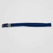 Vintage blue multi stripe braided stretch belt|L 42| SKU 4456 image