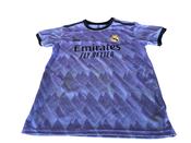 Vintage Real Madrid 2022/2023 fly emirate purple away jersey in M|L28W20|SKU 4459 image