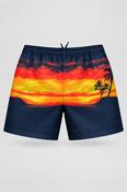 Vintage men's Hawaii beach summer  orange short in M|L 3 W28|SKU 4461 image