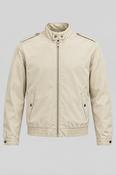 Vintage cream light full zip bomber jacket in S| L26 W20| SKU 4471 image