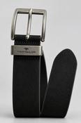 Vintage men's Tom Tailor black leather belt| L47| SKU 4492 image