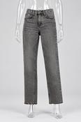 skinny grey zara jeans trouser image
