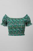 Vintage y2k multi color crop top image