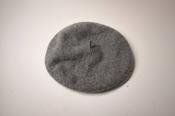 Classic Wool Beret Hat Grey Size One Size SKU 7204 image