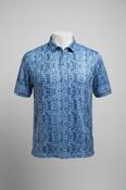 Vintage y2k blue polo shirt in XXL image