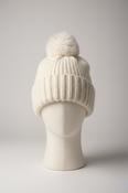 Cream knitted Beanie SKU 7220 image