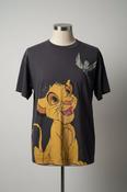 Vintage Disney lion king black print t-shirt image