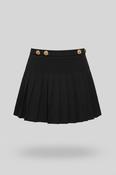 Vintage y2k women's Zara black mini skirt image