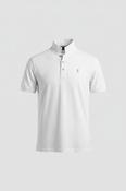 Vintage men white short sleeve regular fit polo shirt in M|SKU 6317 image