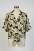 Rubynee Vintage y2k womens Hawaiin pattern shirts image