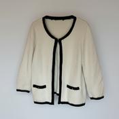 Vintage y2k Bicolor knit cardigan image