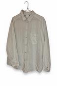 Vintage y2k white oversized long sleeve mens shirt image