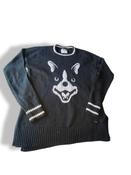 Vintage Hollister Dog graphics black sweater in M| L 26 W19| SKU 4755 image