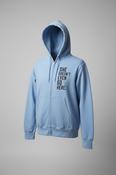 Vintage Mean Girls Blue Zip Hoodie in S|L26 W18| SKU 4757 image