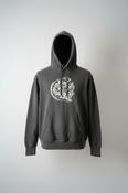 Vintage women's black graphics regular fit hoodie in M| L24 W20| SKU 4765 image