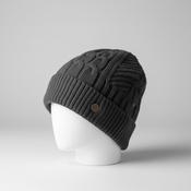 Vintage black Celtic Weave knitted beanie hat| SKU 4776 image