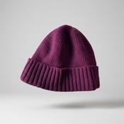 Vintage purple beanie knitted cap| SKU 4779 image