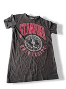 Vintage women's Stanford University graphics grey short sleeve tees in M| L25 W16|SKU 4786 image