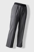 Men's plain grey drawstring waist trouser in M|L25 W25| SKU4791 image