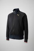Vintage Puma black full zip wind breaker track top in M/L| L30 W21|SKU 4801 image