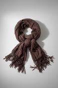Vintage women's Coast brown pashmina scarf| L66 W26|SKU 4809 image